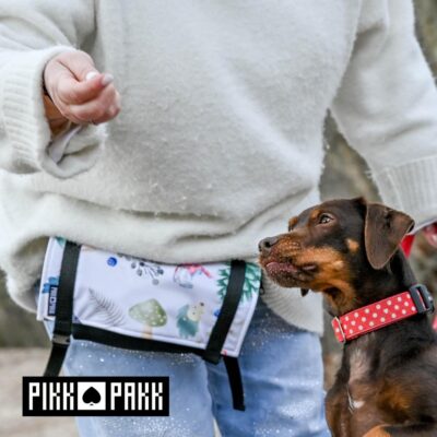 Akvarell mintájú közepes övtáska - PIKK PAKK Táskák