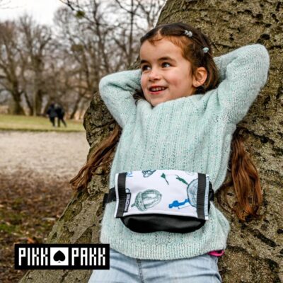 Gyerek övtáska akvarell mintával - PIKK PAKK Táskák