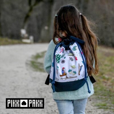 Akvarell mintás tornazsák - PIKK PAKK Táskák